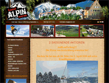 Tablet Screenshot of hotelalpin-murau.eu